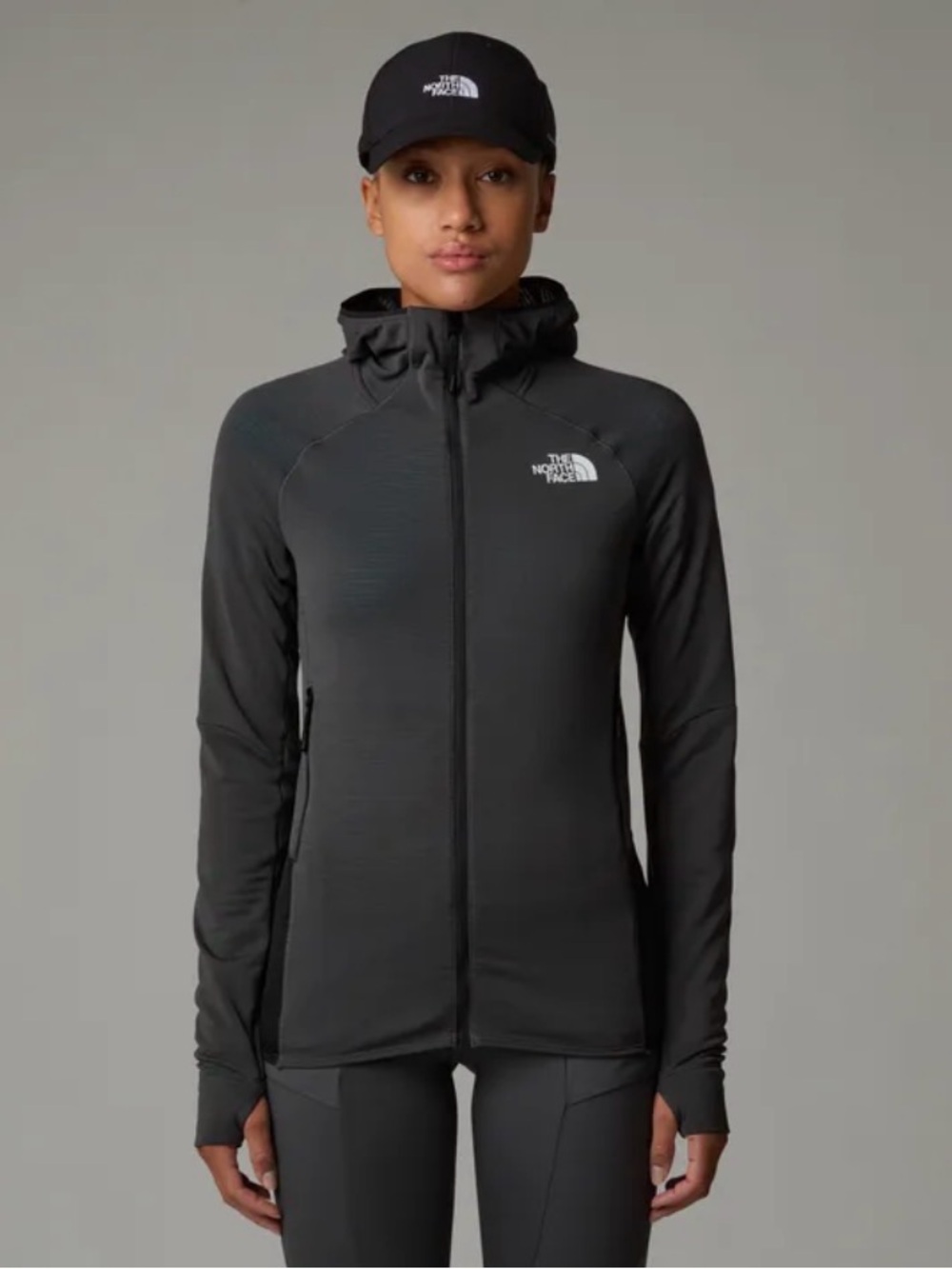 The North Face Women's Black Hooded Full-Zip Jacket